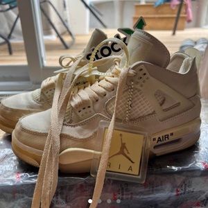 Off-White x Wmns Air Jordan 4 SP ‘Sail’